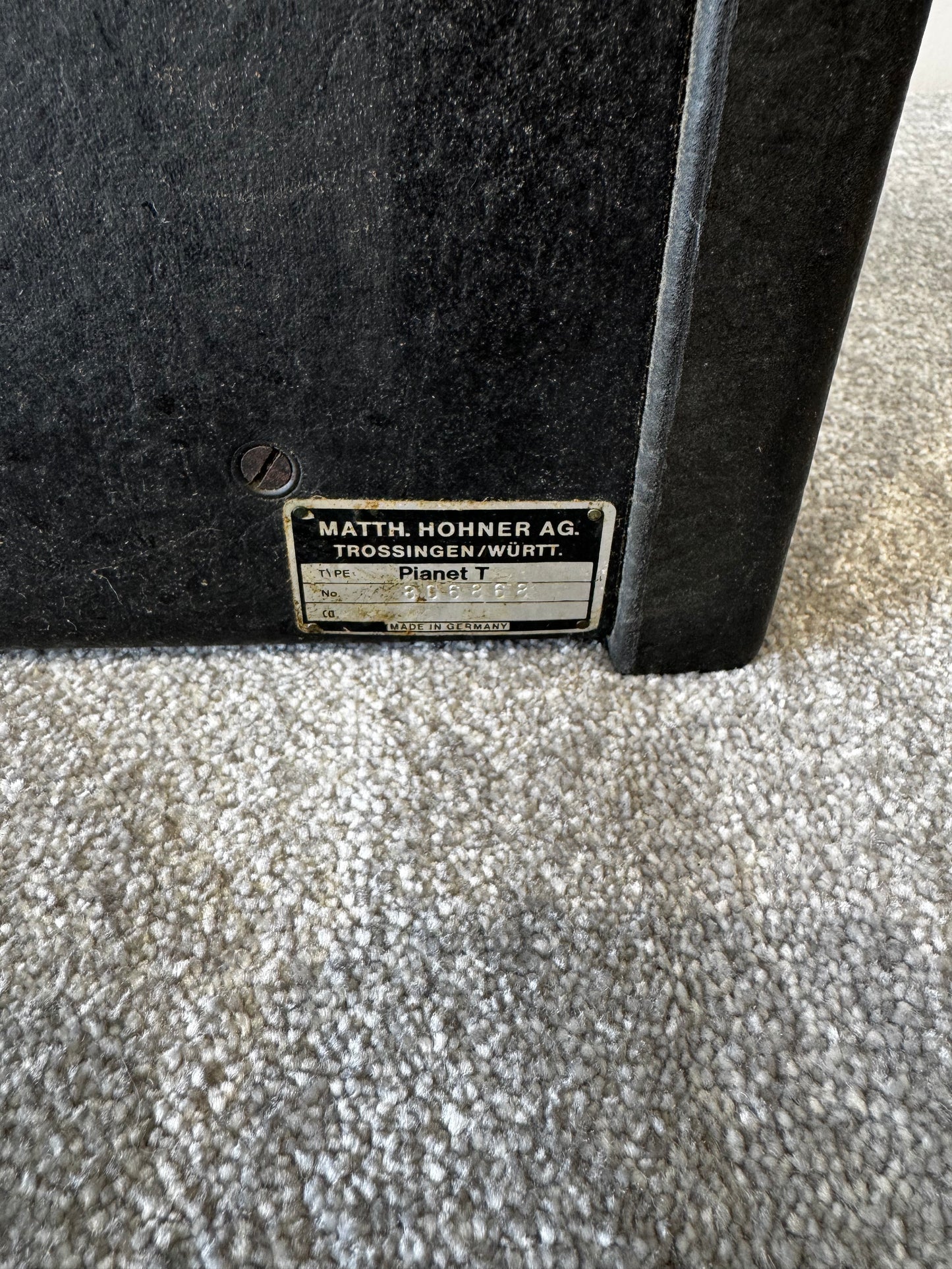 Hohner Pianet T Electro-Mechanical Keyboard designed by Ernst Zacharias