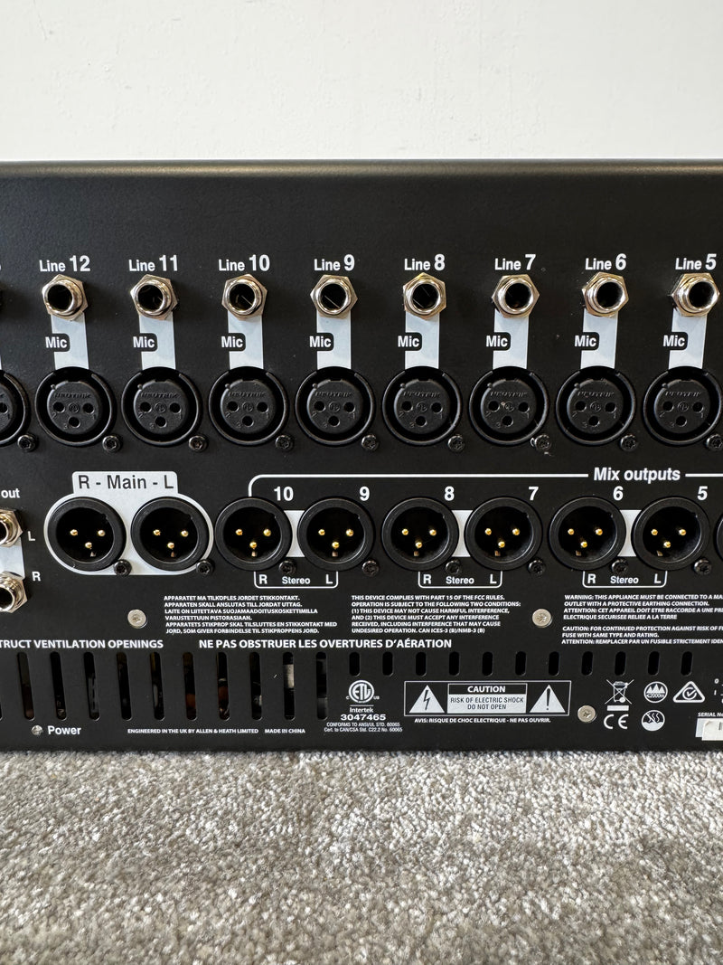 Allen & Heath QU-PAC Compact Digital Mixer - Touchscreen Control - Excellent w/ Soft Case - Image 13