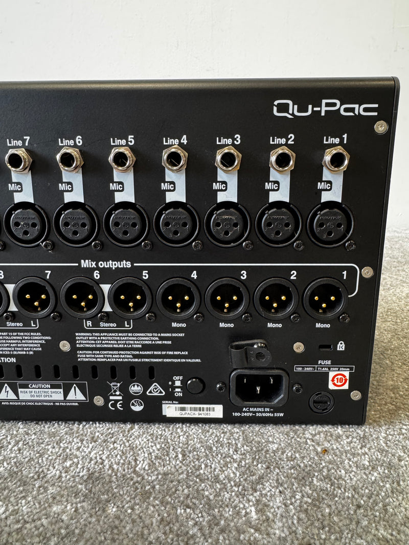 Allen & Heath QU-PAC Compact Digital Mixer - Touchscreen Control - Excellent w/ Soft Case - Image 14
