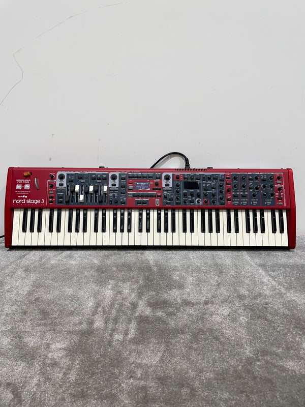 Nord Stage 3 Compact - 73-Key Semi Weighted Action - Excellent w/ Original Box and Expression Pedal