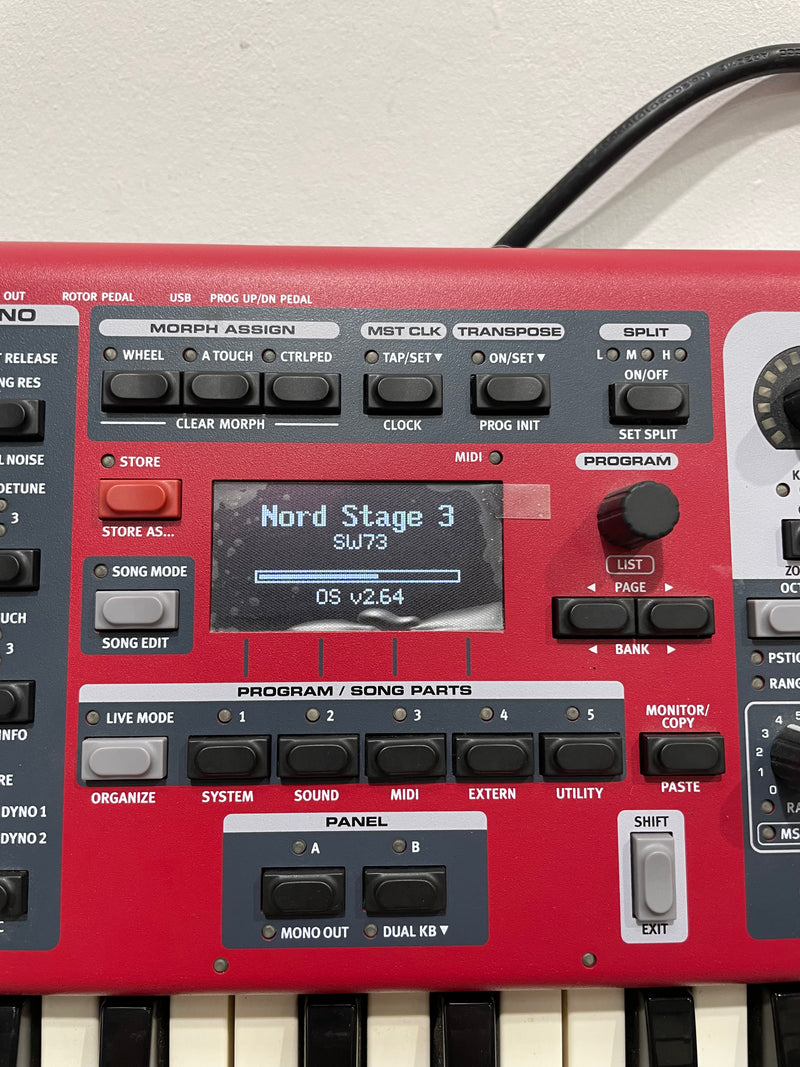 Nord Stage 3 Compact - 73-Key Semi Weighted Action - Excellent w/ Original Box and Expression Pedal - Image 5