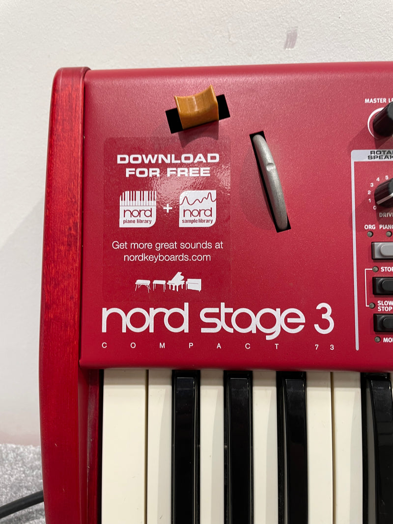 Nord Stage 3 Compact - 73-Key Semi Weighted Action - Excellent w/ Original Box and Expression Pedal - Image 4