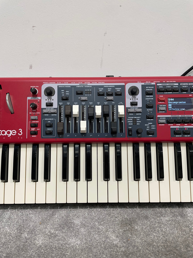 Nord Stage 3 Compact - 73-Key Semi Weighted Action - Excellent w/ Original Box and Expression Pedal - Image 2