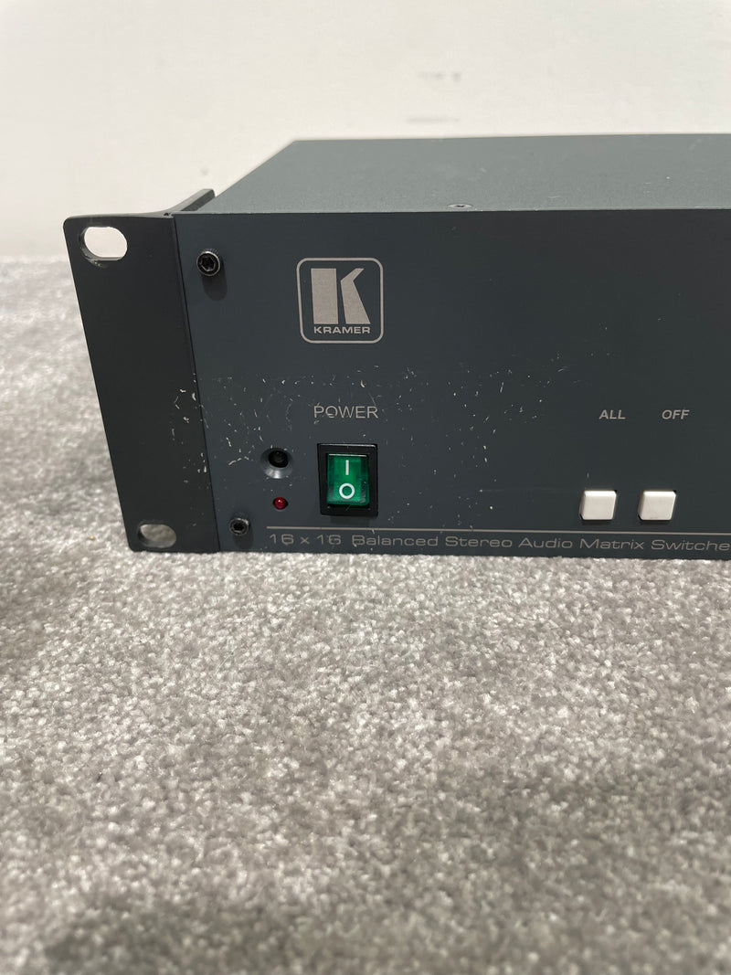 Kramer Vs-1616a Stereo Audio Matrix Switcher - Audio Equipment - 16x16 Matrix, Stereo Audio - Very Good - Image 3