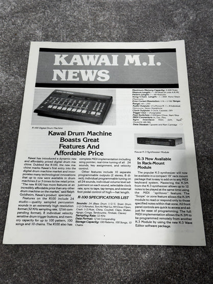 Kawai R-100 Digital Drum Machine