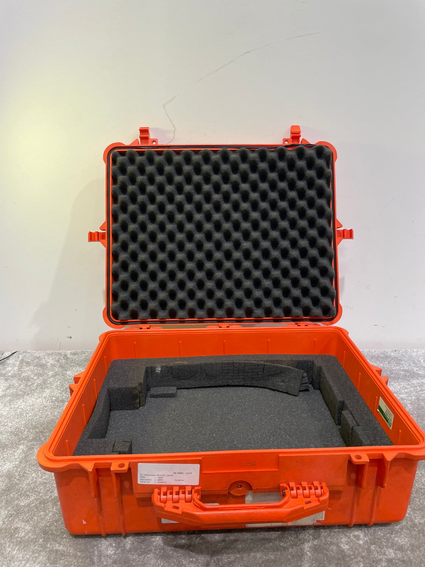 Peli 1600 Protector Case - Orange, Waterproof, Durable - Good