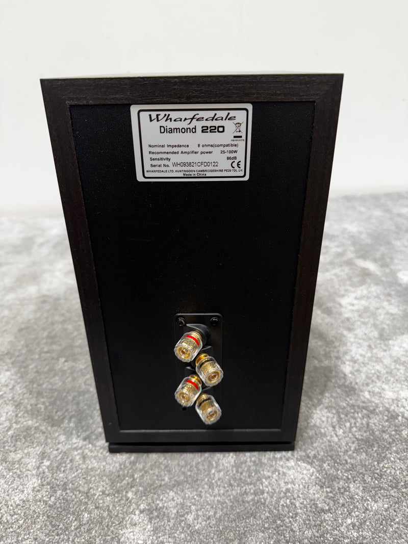 Wharfedale Diamond 220 - Bookshelf Passive Speakers (Pair) - Excellent - Image 6