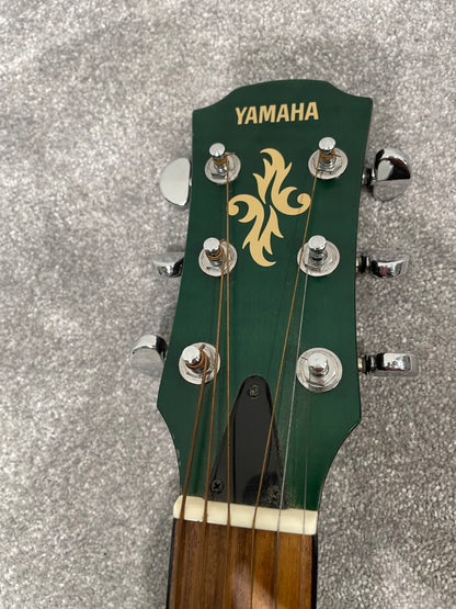 Yamaha APX-4A-SPL Green Electro Acoustic - Spruce Top - Very Good w/ Hard Case & Strap & Capo