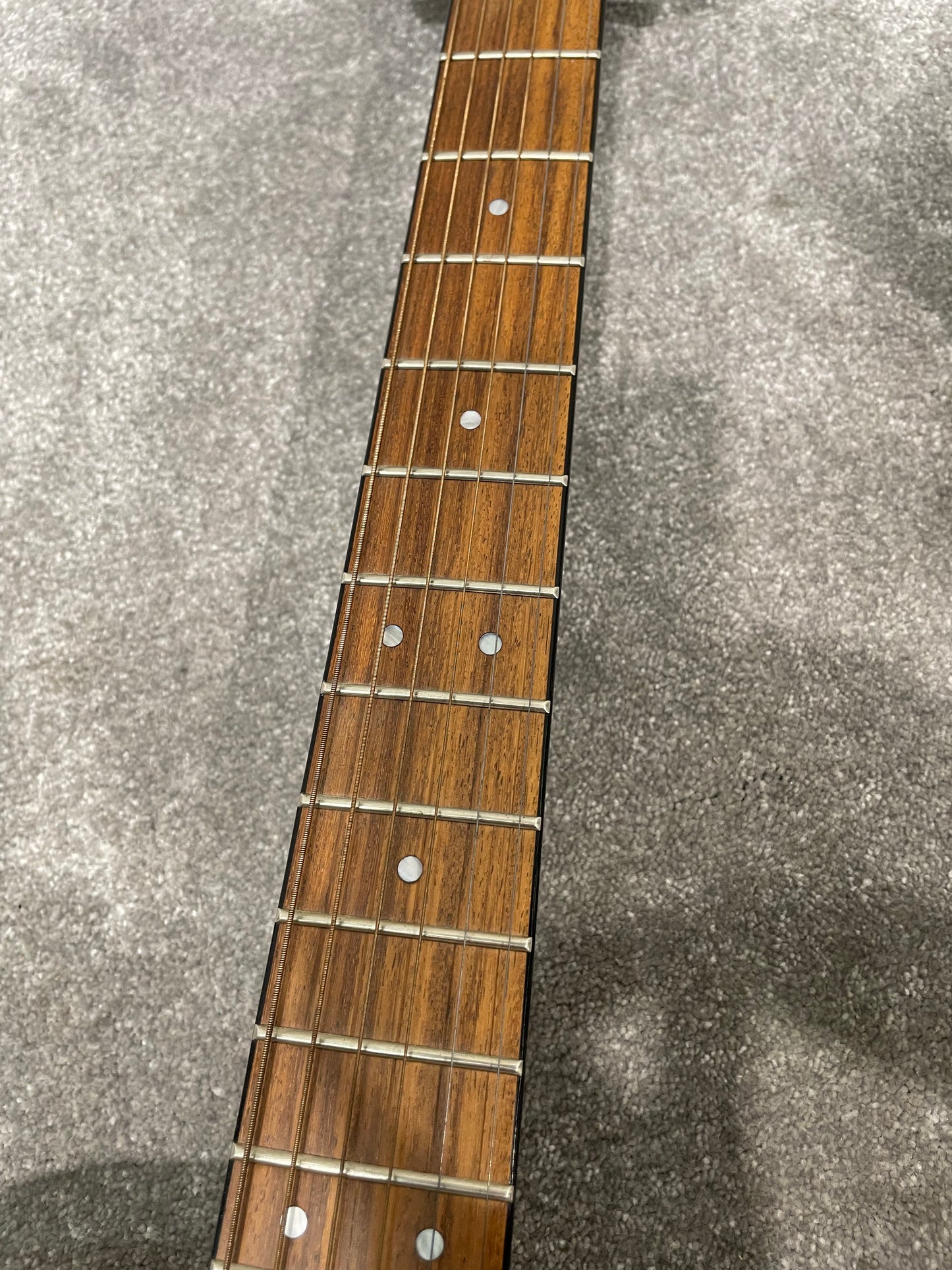 Yamaha APX-4A-SPL Green Electro Acoustic - Spruce Top - Very Good w/ Hard Case & Strap & Capo