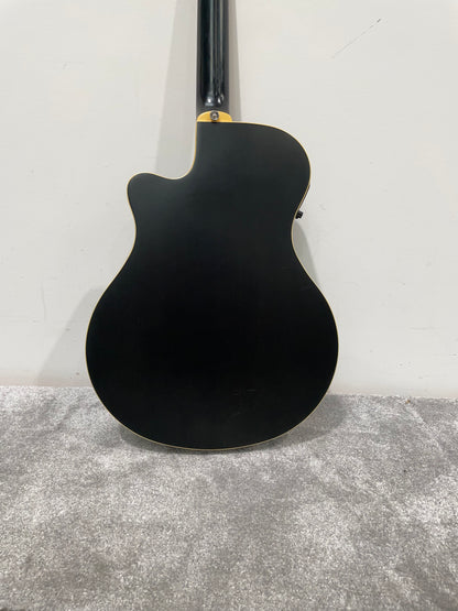 Yamaha APX-4A-SPL Green Electro Acoustic - Spruce Top - Very Good w/ Hard Case & Strap & Capo