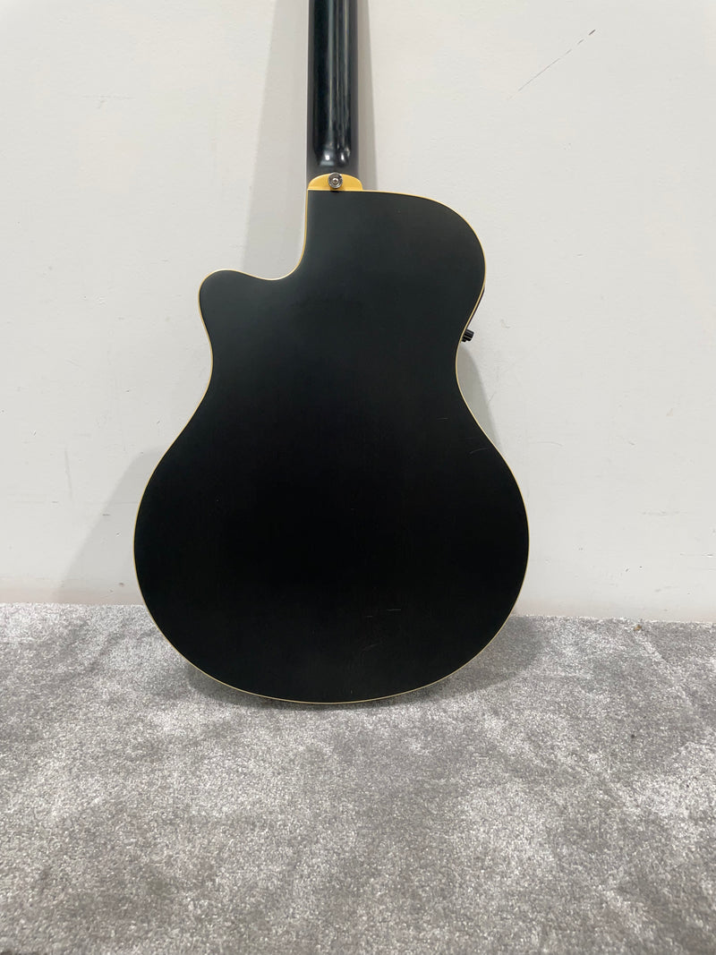 Yamaha APX-4A-SPL Green Electro Acoustic - Spruce Top - Very Good w/ Hard Case & Strap & Capo - Image 2