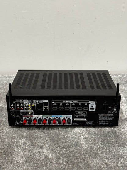 Denon AVR-S660H Integrated Network AV Receiver with Acm1hb Audyssey Setup Microphone