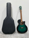 Yamaha APX-4A-SPL Green Electro Acoustic - Spruce Top - Very Good w/ Hard Case & Strap & Capo - Photo 12