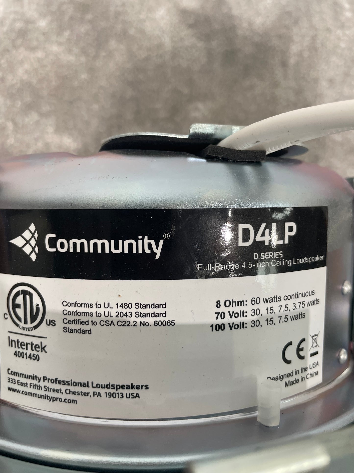 Community D4LP D-Series Speaker - High-Power, Compact Design - Excellent