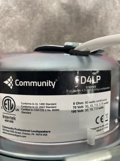 Community D4LP D-Series Speaker - High-Power, Compact Design - Excellent