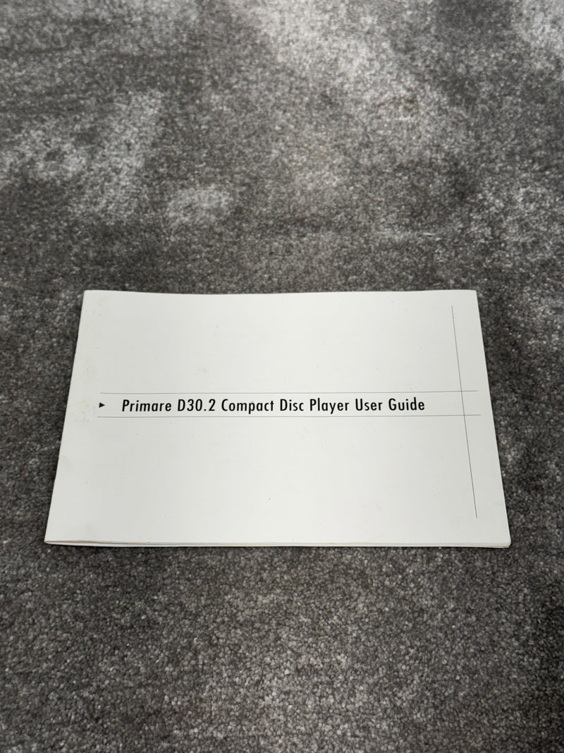 Primare D30.2 Compact Disc Player - Part of the 30 Series - Image 10