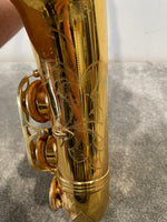 Elkhart Blessing Indiana USA Saxophone - Vintage Style, Gold Lacquer - Good w/ Hard Case & Accessories - Image 9