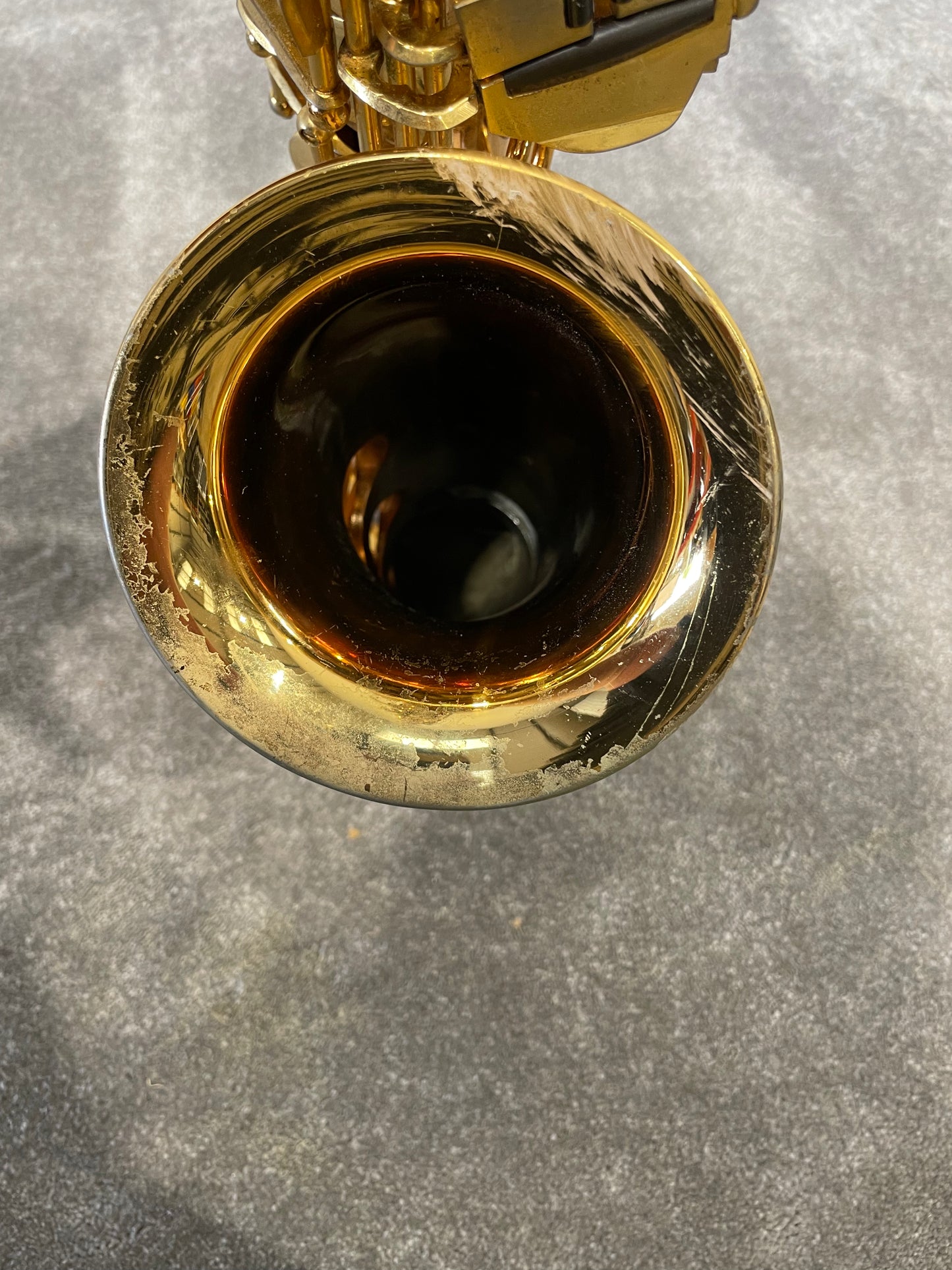 Elkhart Blessing Indiana USA Saxophone - Vintage Style, Gold Lacquer - Good w/ Hard Case & Accessories
