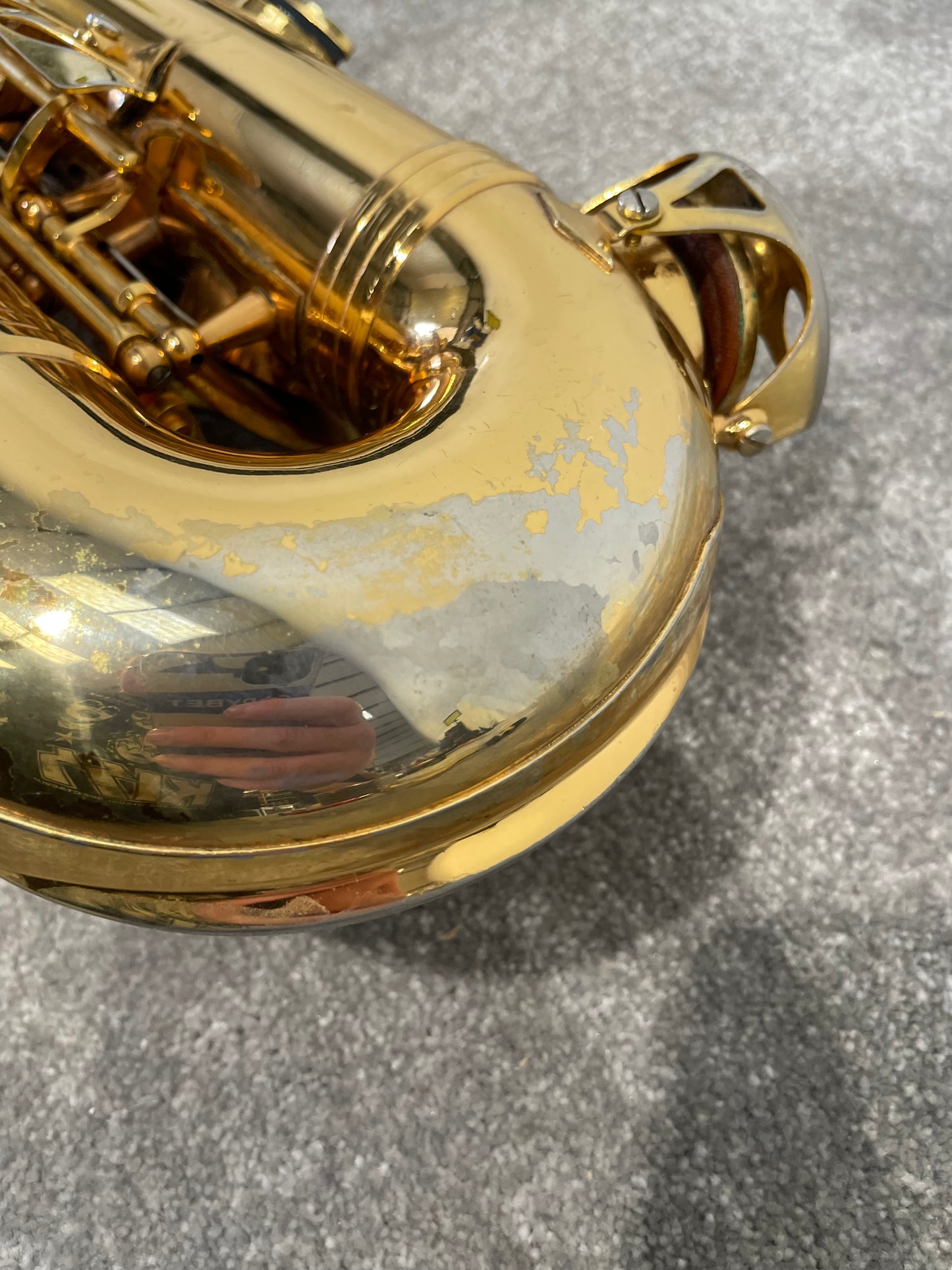 Elkhart Blessing Indiana USA Saxophone - Vintage Style, Gold Lacquer - Good w/ Hard Case & Accessories