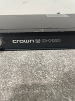 Crown D-75A Pre-Amplifier - High-Quality Audio, Versatile - Good w/ Adapter - Image 4