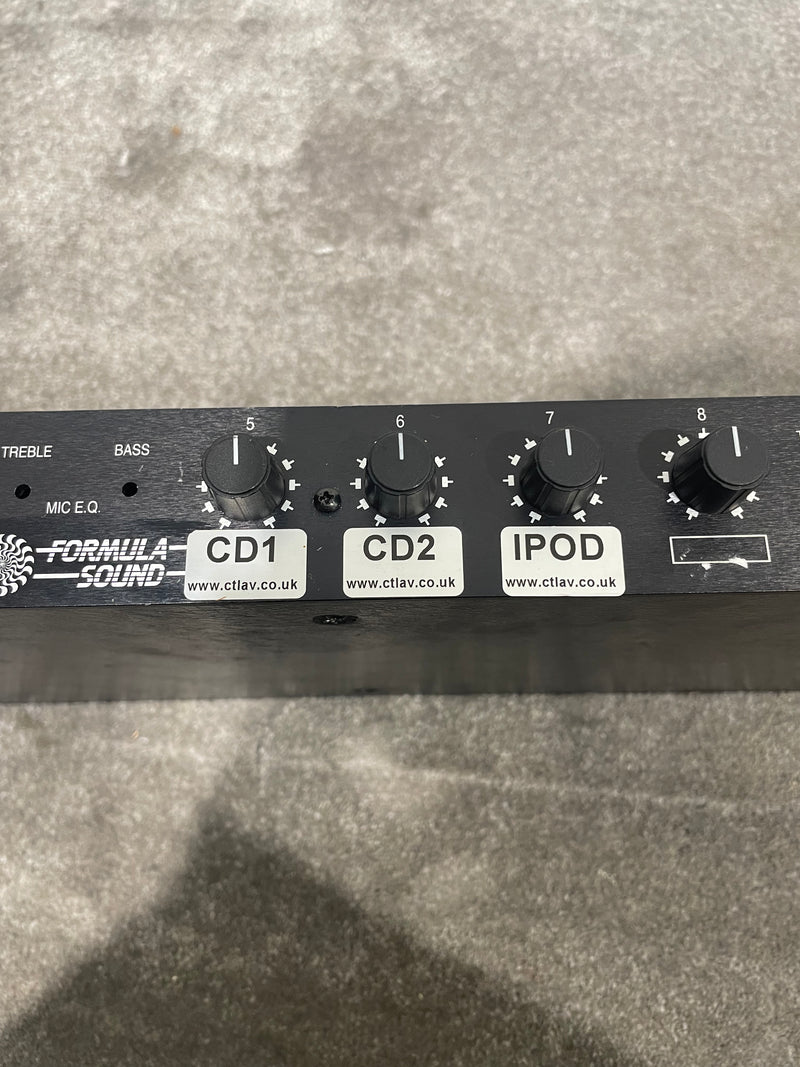 Formula Sound FSM8 8 Channel Mixer - Compact Design, Versatile Mixing - Very Good - Image 4