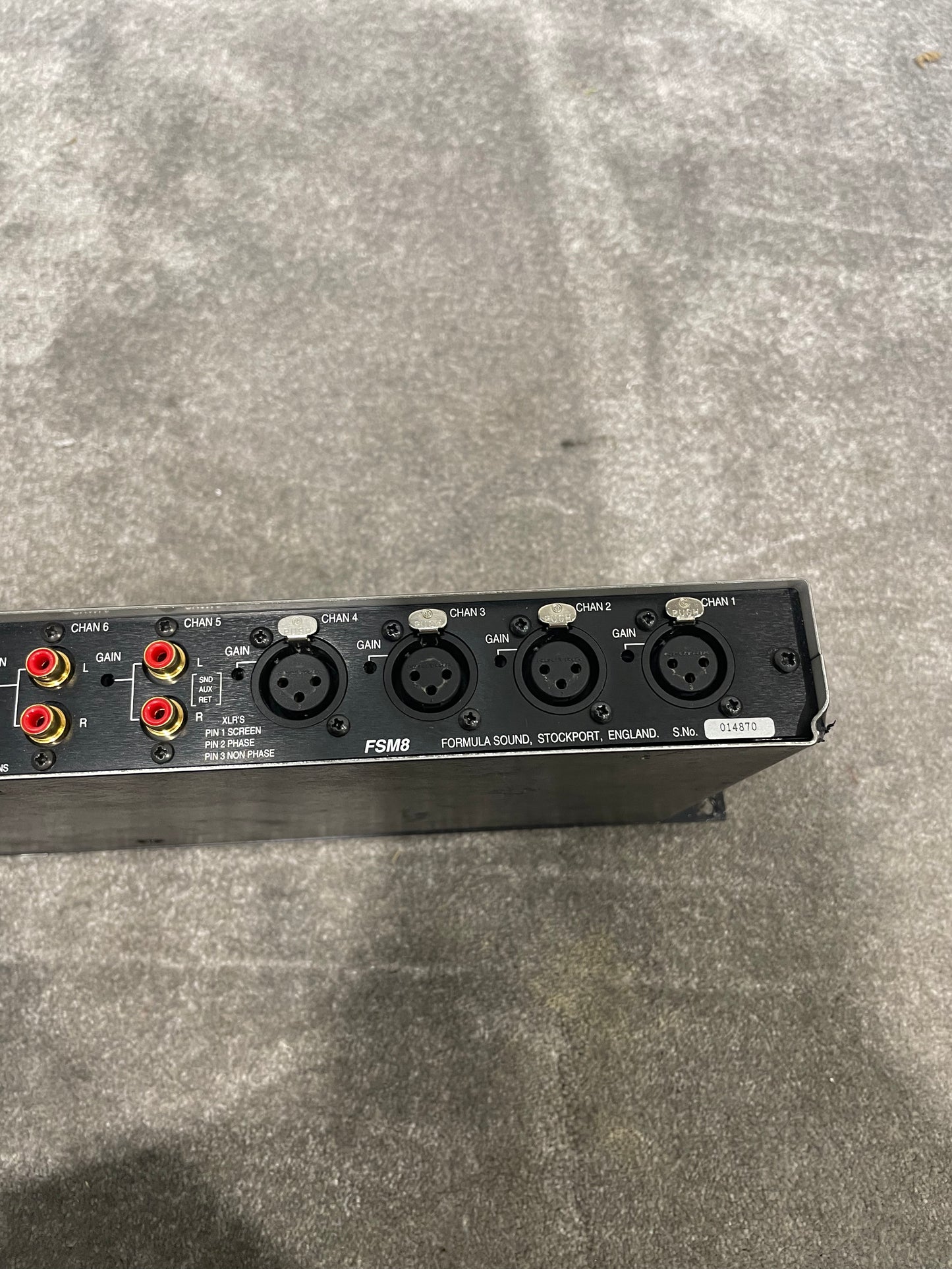 Formula Sound FSM8 8 Channel Mixer - Compact Design, Versatile Mixing - Very Good