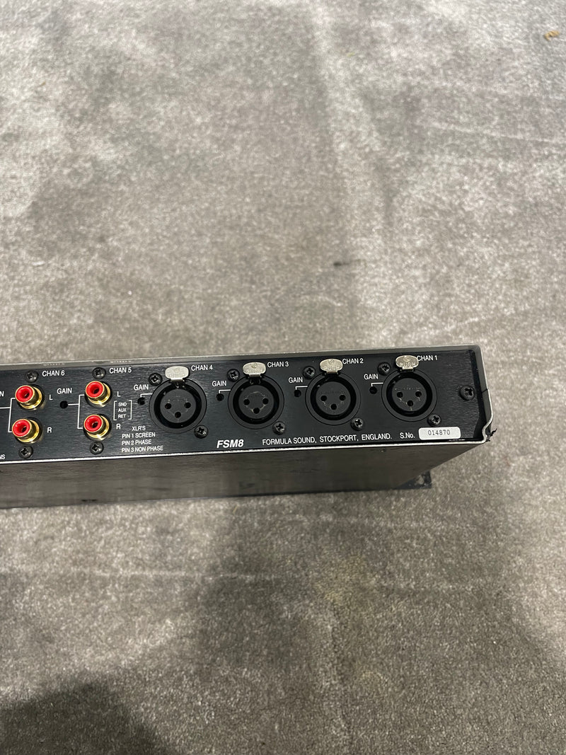 Formula Sound FSM8 8 Channel Mixer - Compact Design, Versatile Mixing - Very Good - Image 6