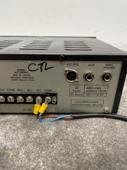 Adastra A-56 Amplifier - 560W Output, 2U Rackmount - Good w/ Power Supply