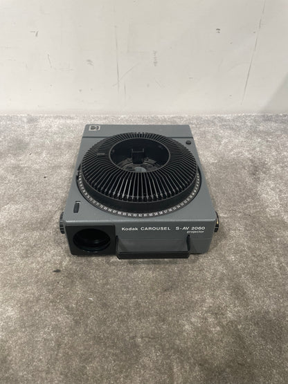 Kodak Carousel S-AV 2060 Projector - Classic Slide Projector - Fair w/ Hard Case