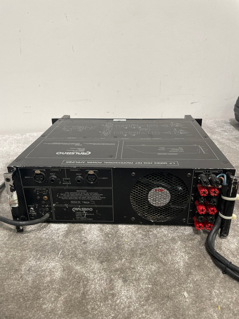 Carlsbro CP1000 – Mos Fet Power Amplifier – Good w/ Power Supply - Image 8