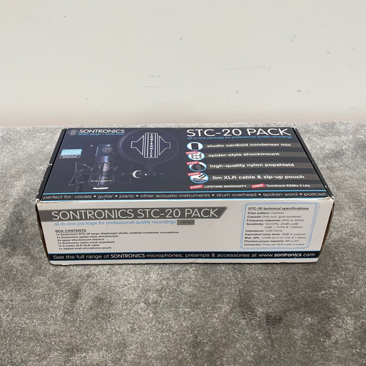 Sontronics STC-20 Pack - Diaphragm Condenser Microphone - Excellent w/ Original Box & Accessories