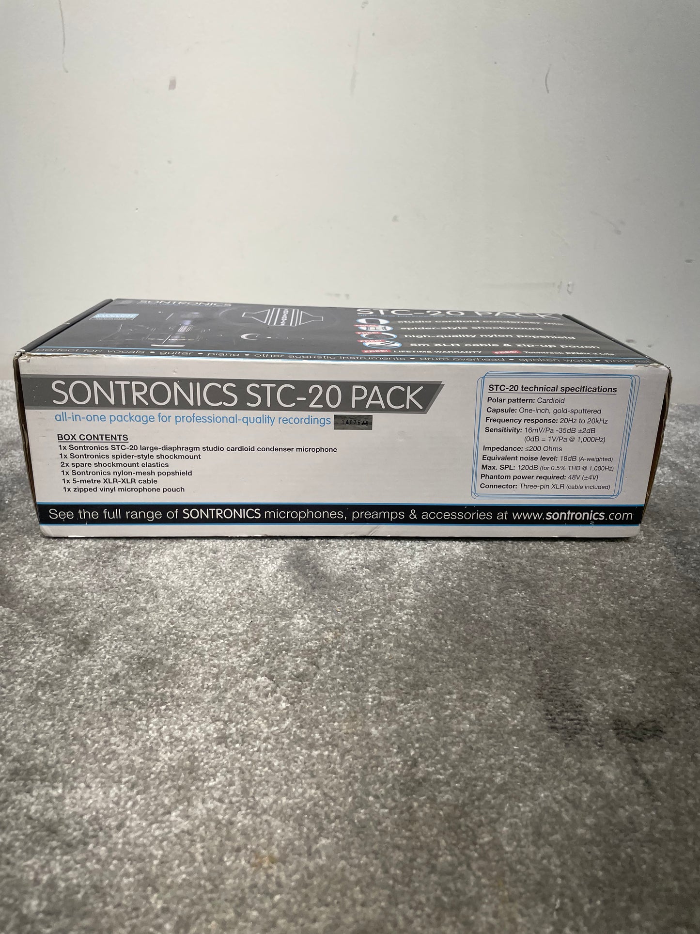 Sontronics STC-20 Pack - Diaphragm Condenser Microphone - Excellent w/ Original Box & Accessories