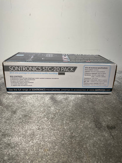 Sontronics STC-20 Pack - Diaphragm Condenser Microphone - Excellent w/ Original Box & Accessories
