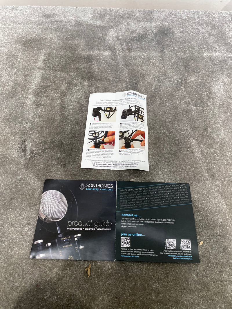 Sontronics STC-20 Pack - Diaphragm Condenser Microphone - Excellent w/ Original Box & Accessories - Image 6