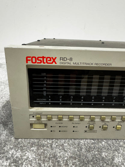 Fostex RD-8 Digital Multitrack Recorder With Model 8312 Remote Control