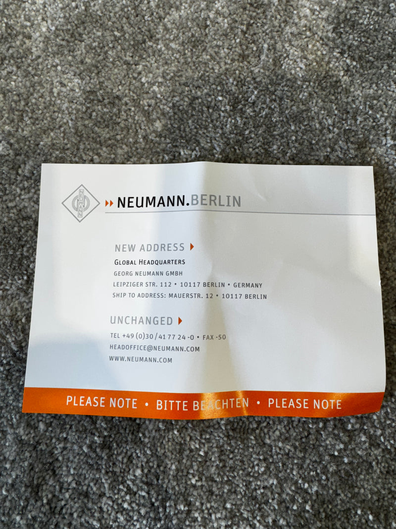 Neumann EA 87 – Elastic Suspension Shock Mount for U87 (Nickel) – Open Box New w/ Original Box & Literature - Image 5
