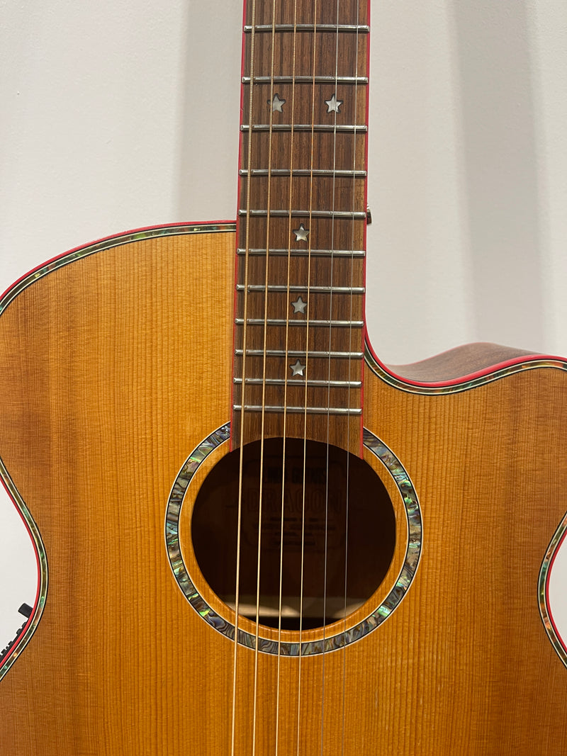 Lindo Dragon Electro Acoustic Guitar - Professionally Setup - Image 12