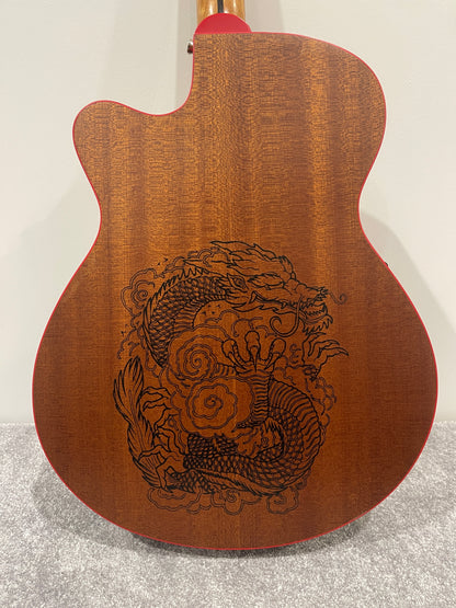 Lindo Dragon Electro Acoustic Guitar - Professionally Setup
