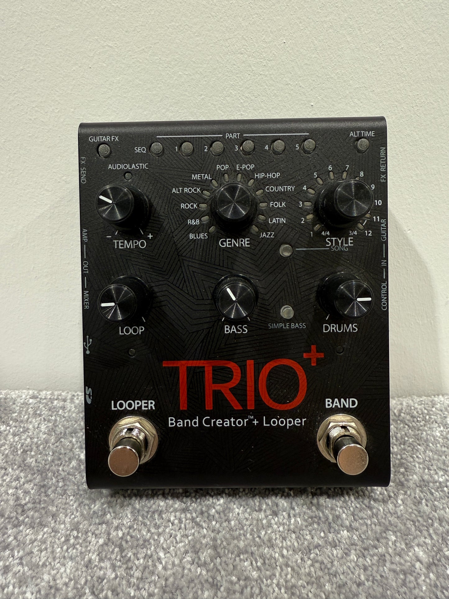 DigiTech TRIO+ Advanced Band Creator / Looper Pedal