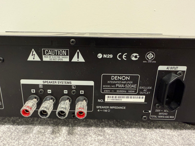 Denon PMA-520AE Integrated Amplifier (2x 70w) - Image 9
