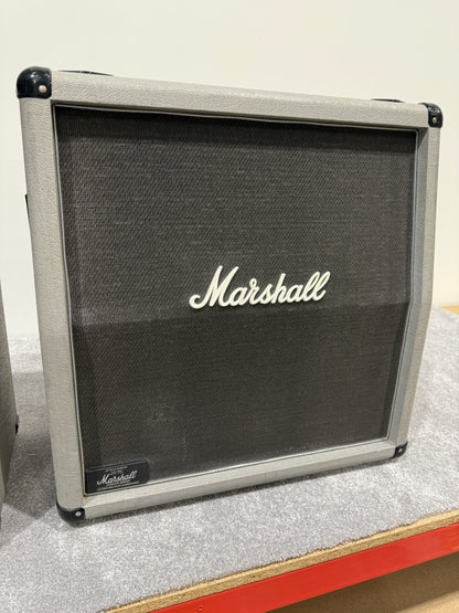 Marshall JCM25/50 “Silver Jubilee” Model 2553 2-Channel 100-Watt Guitar Amp Head (1987-1988) with Two Cabs (2556A/B)