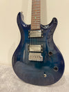 Vintage VRS 100 Trans Blue Electric Guitar - Fusion Carry Case - Tremelo Bar - Photo 1