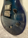 Vintage VRS 100 Trans Blue Electric Guitar - Fusion Carry Case - Tremelo Bar - Photo 5