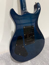 Vintage VRS 100 Trans Blue Electric Guitar - Fusion Carry Case - Tremelo Bar - Photo 7