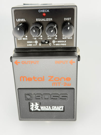 Boss MT-2W Waza Craft Metal Zone - Guitar / Effects Pedal