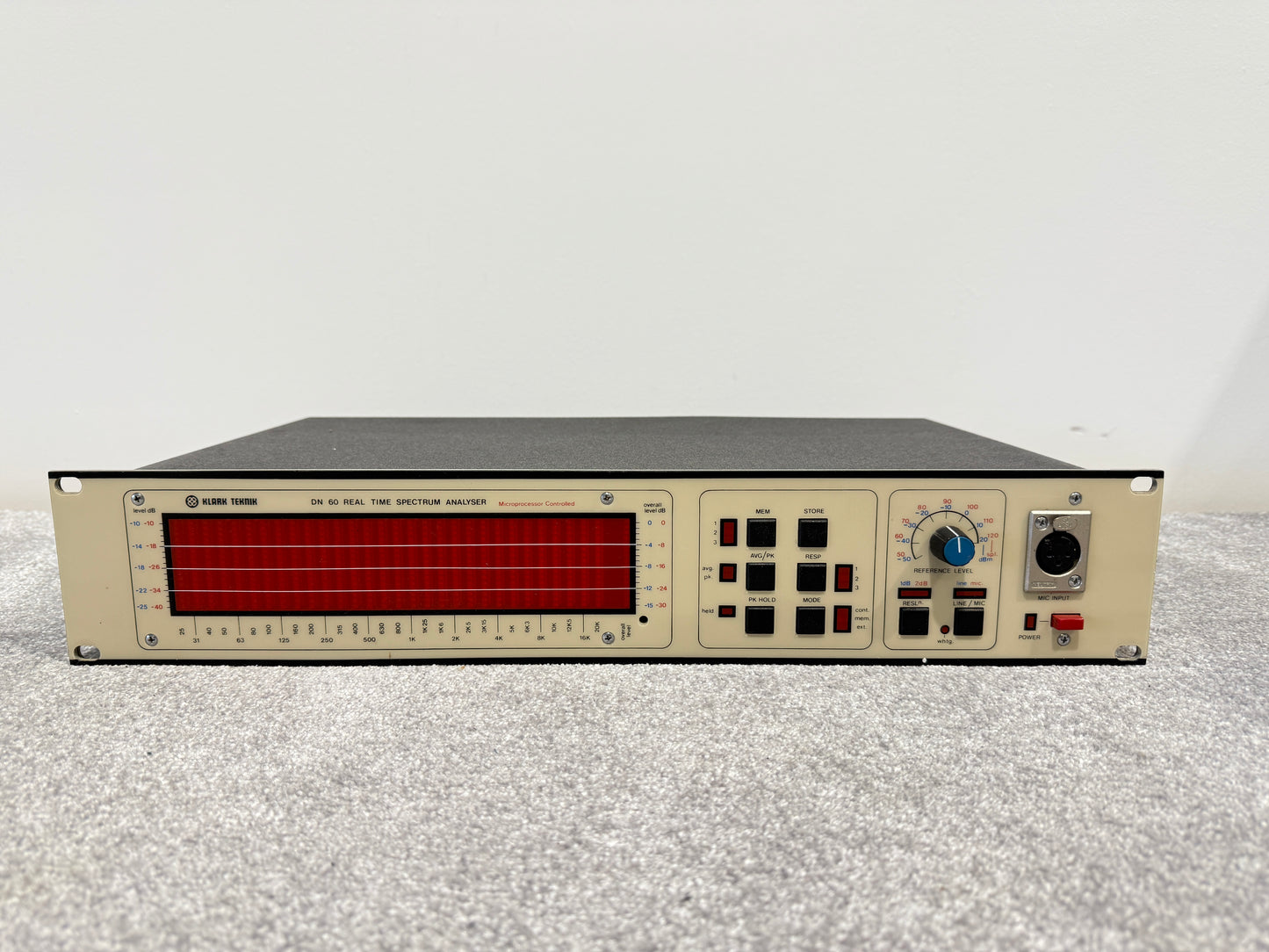 Klark-Teknik DN60 Real Time Spectrum Analyser