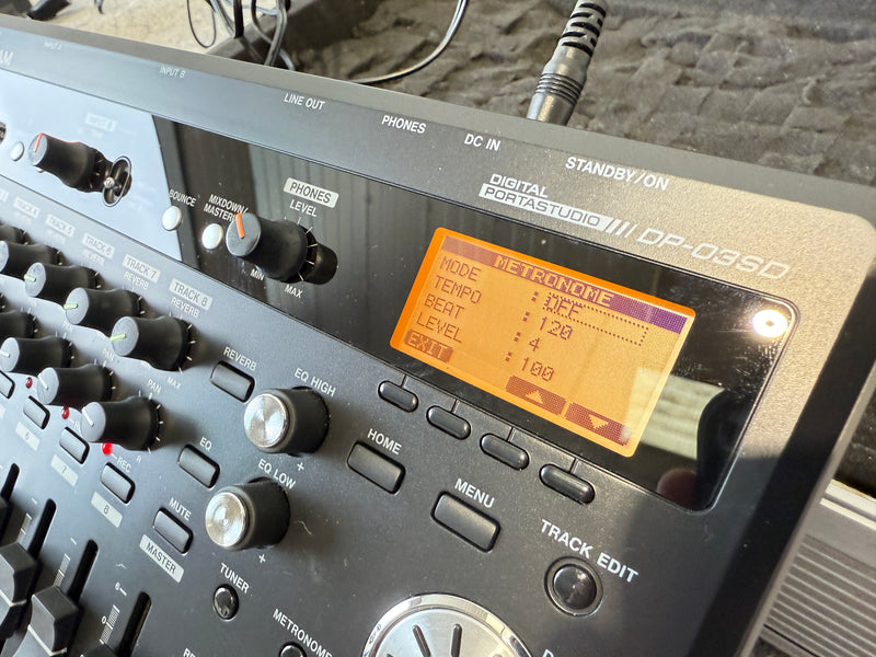Tascam DP-03SD Digital Portastudio / Mixer / Music Maker with Flight Case - Image 6