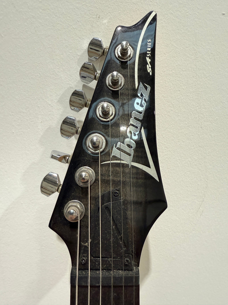 Ibanez SA 160QM Electric Guitar 2016 Dark Green - Quilted Maple Top Maple Neck - Very Good w/ Soft Case - Image 12