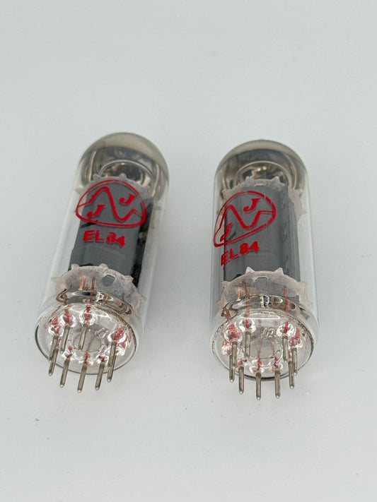 JJ EL84 Power Valves / Tubes for Amplifier / Stereo - Matched Pair