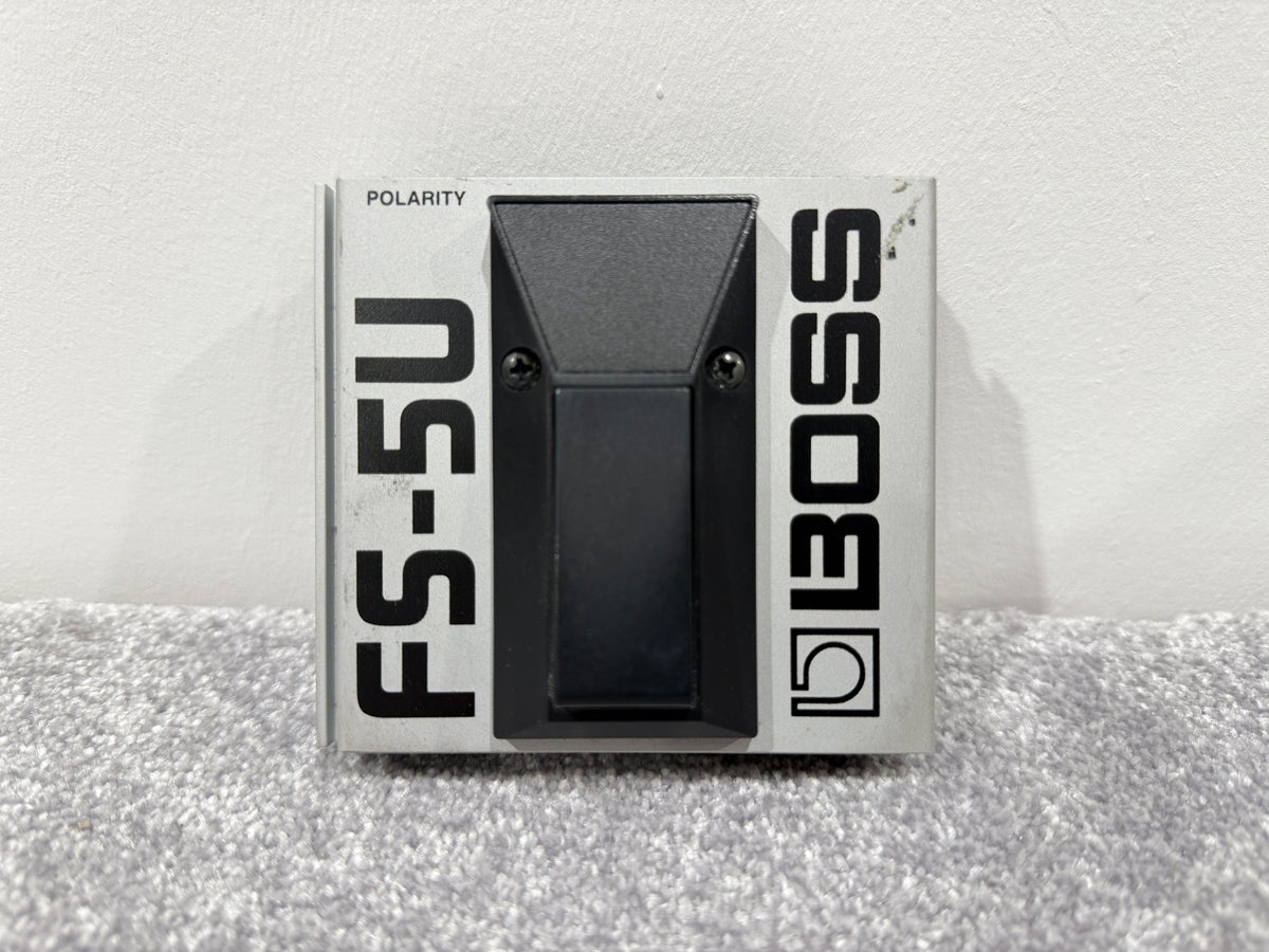 Boss FS-5U Unlatched Footswitch / Pedal (Silver)